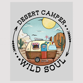 Desert Camper DTF Transfer - Wild Soul Camping Circle
